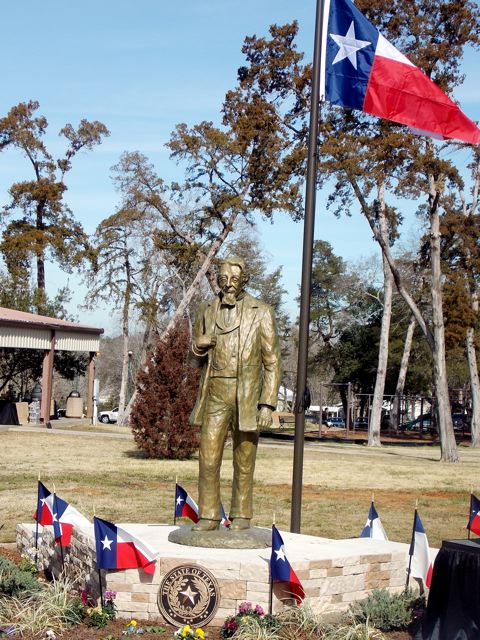 C. B. Stewart Statue in Cedar Brake Park